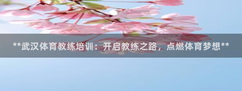 焦点娱乐官方网站下载：**武汉体育教练培训：开启教练