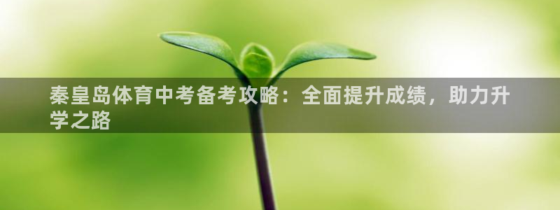 焦点娱乐平台西7O777：秦皇岛体育中考备考攻略：全