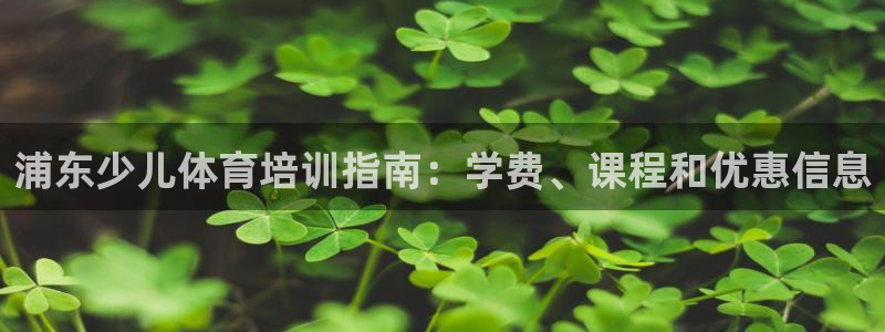 焦点娱乐官网下载安装最新版：浦东少儿体育培训指南：学