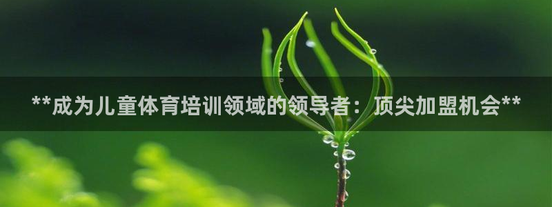 焦点娱乐平台注册账号：**成为儿童体育培训领域的领导者：顶尖